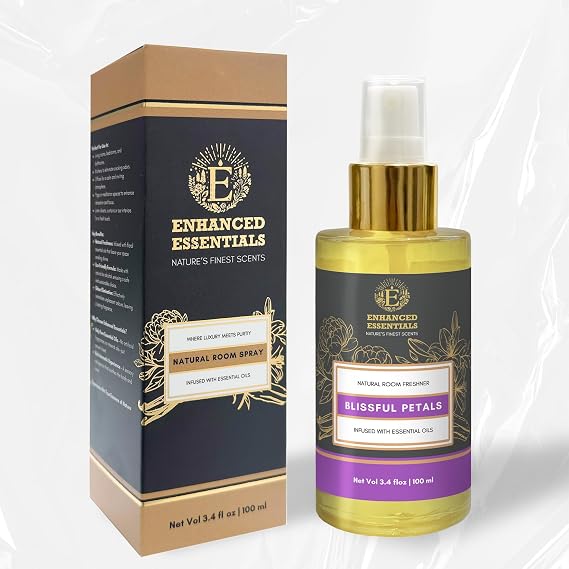 Natural Floral Aroma Room Spray with Pure Floral Essential Oils|Transformative & Ethereal Scent for Living Spaces|No Synthetic Fragrance|Long-Lasting,Mood-Lifting Air Freshener|3.4 fl oz (100ml)