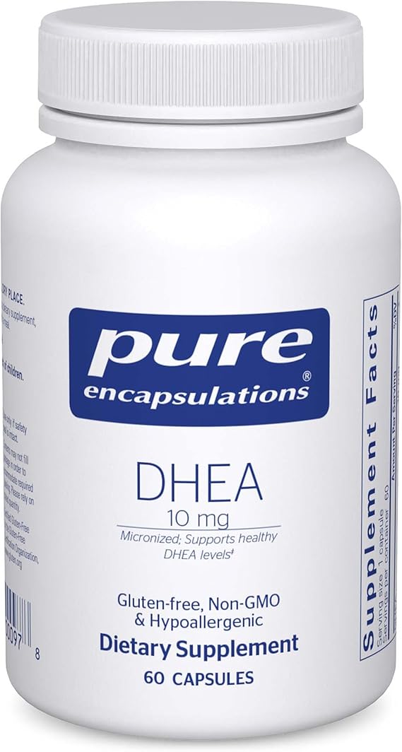 Pure Encapsulations DHEA 10 mg, 60 Capsules