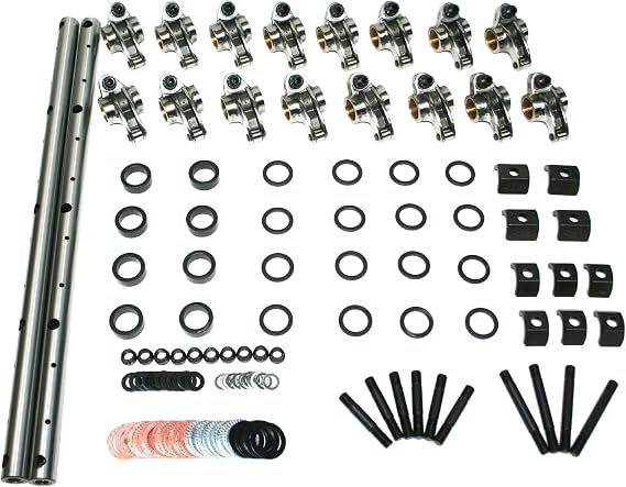 PRW 3231812 Stainless Steel 1.6 Ratio Rocker Arm System for Mopar 273-360